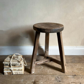 Rustic Round Side Table | Lucas