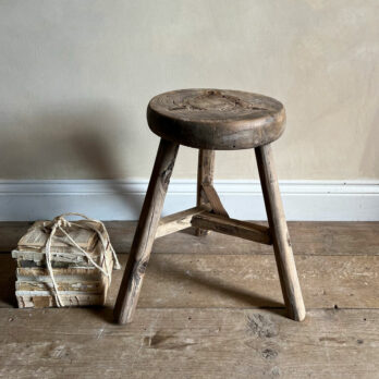Rustic Round Side Table | Marcus