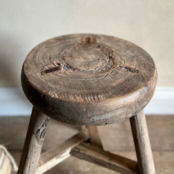 Rustic Round Side Table | Marcus