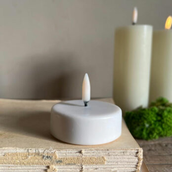 LED large wax tealight candle
