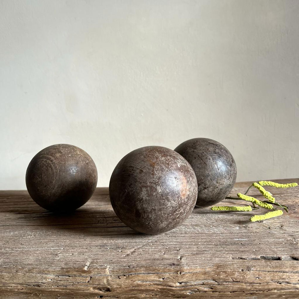 French Wooden Boules Balls
