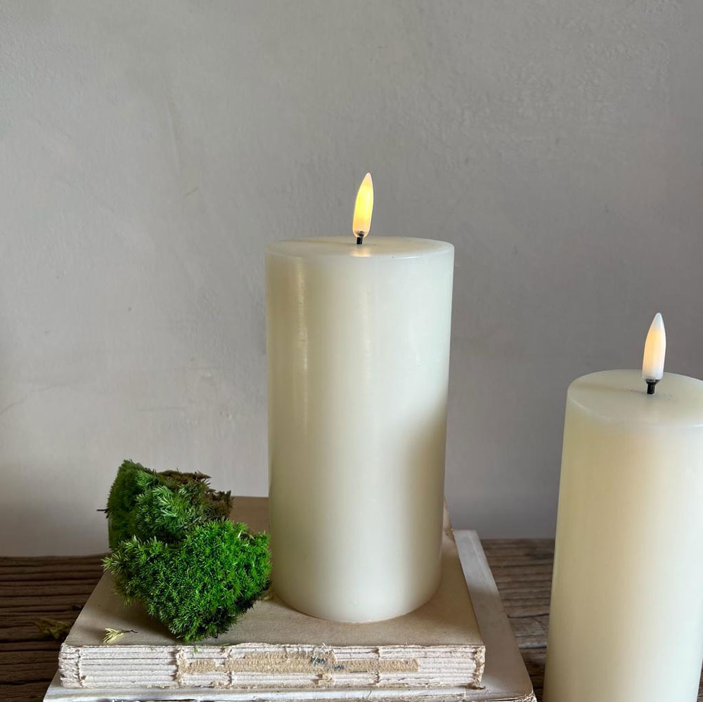 LED wax Church candle Large