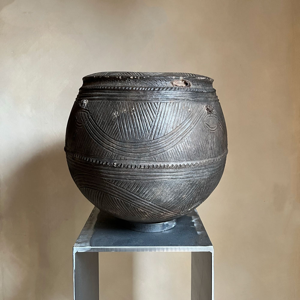 Antique African Clay Urn | Small