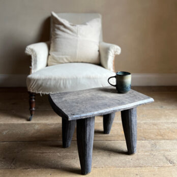 Large Antique African Foot Stool 2