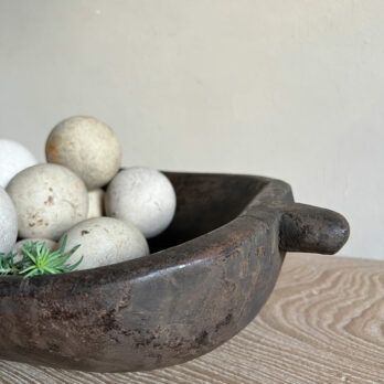Vintage African Wooden Bowl | Medium