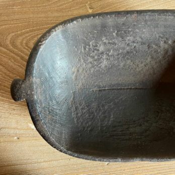 Vintage African Wooden Bowl | Medium