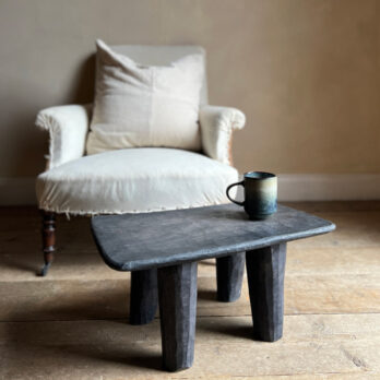 Large Antique African Foot Stool 1
