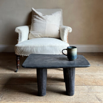 Large Antique African Foot Stool 1