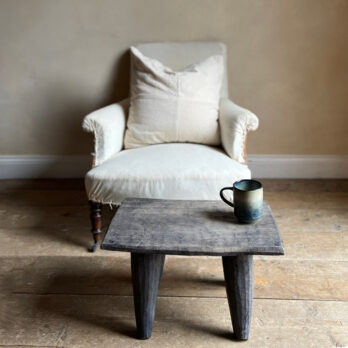 Large Antique African Foot Stool 2