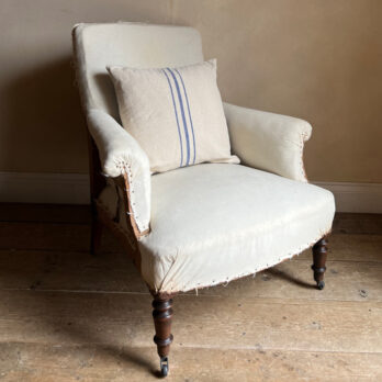 French Blue Stripe Cushion