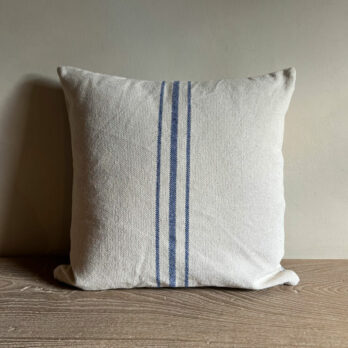 French Blue Stripe Cushion