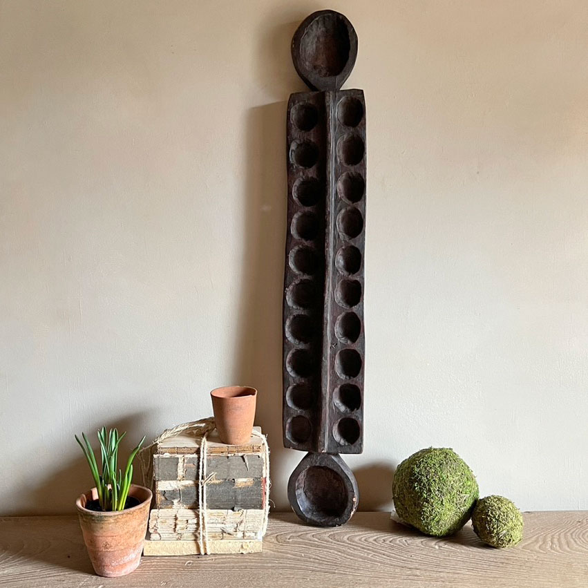 Vintage African Mancala Gameboard | No: 2
