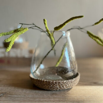 Jute Glass Votive Medium