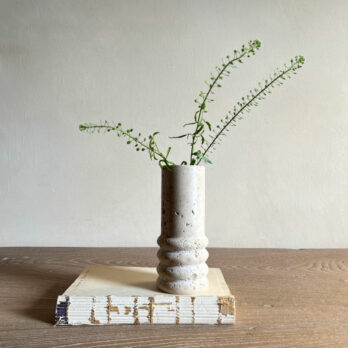 Natural Travertine Vase Small