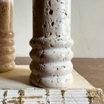 Natural Travertine Vase Small