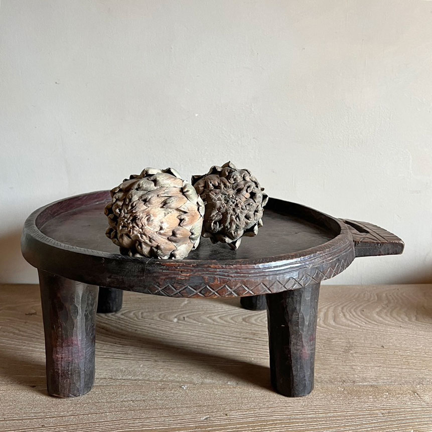 Antique wooden African tray | Large