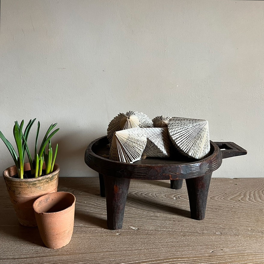Antique Wooden African Tray | Medium