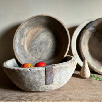 Rustic Vintage Wooden Bowl