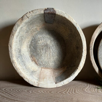 Rustic Vintage Wooden Bowl