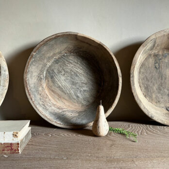 Rustic Vintage Wooden Bowl