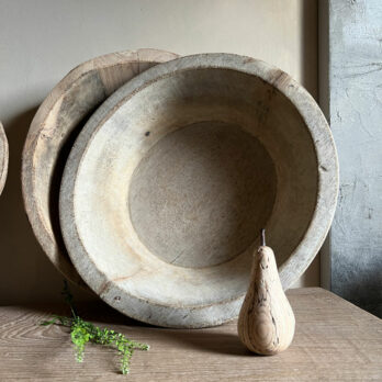 Rustic Vintage Wooden Bowl