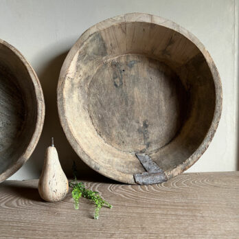 Rustic Vintage Wooden Bowl