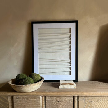 Framed Canvas Folds Artwork 2