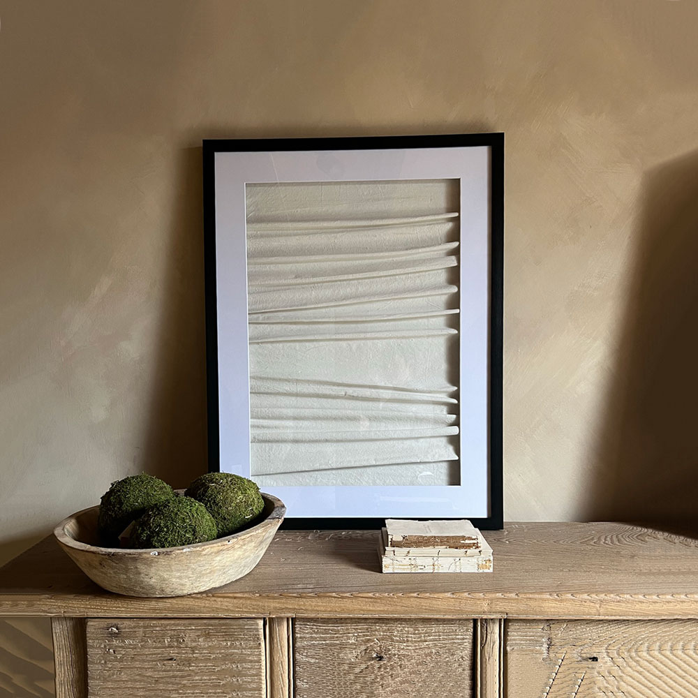 Framed Canvas Folds Artwork 2