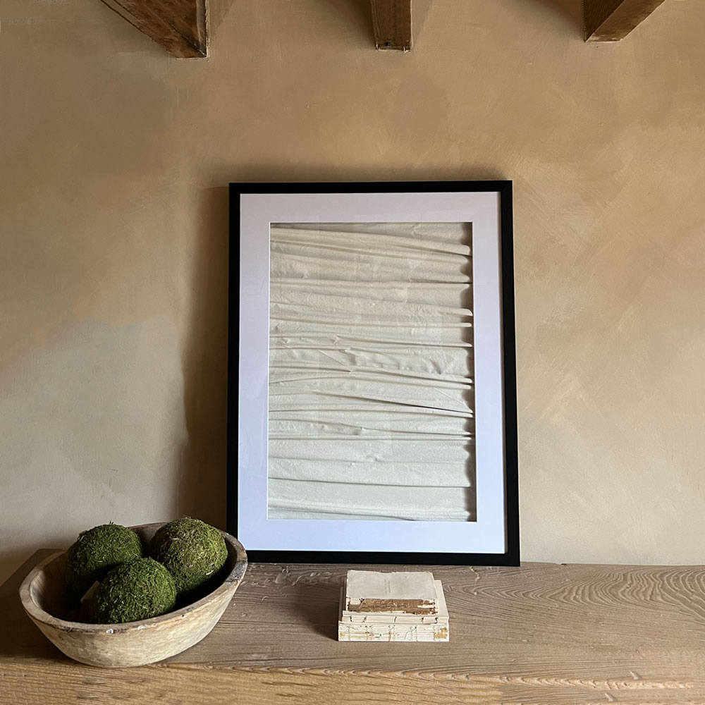 Framed Canvas Folds Artwork 1
