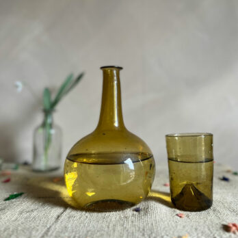 Hand blown Moroccan Carafe
