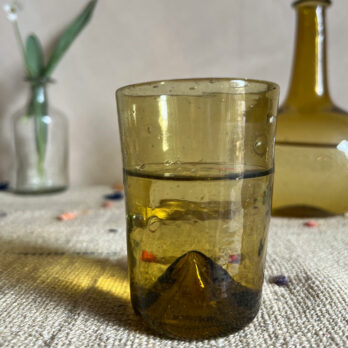 Hand blown Moroccan Carafe