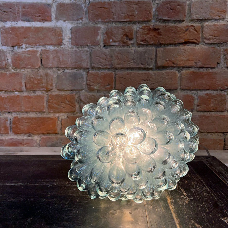 Hand blown Moroccan pendent light