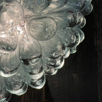 Hand blown Moroccan pendent light