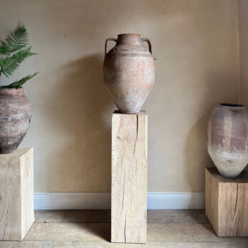 Rustic Wood Plinth | Large