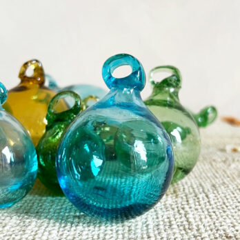 Hand blown Small Bauble |Turq