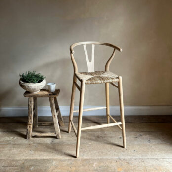Rush Seat Bar Stool | Bar Chair