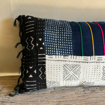 Moroccan cushion with Indigo 2