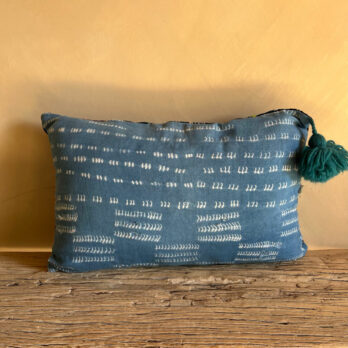 Moroccan cushion with Indigo 3