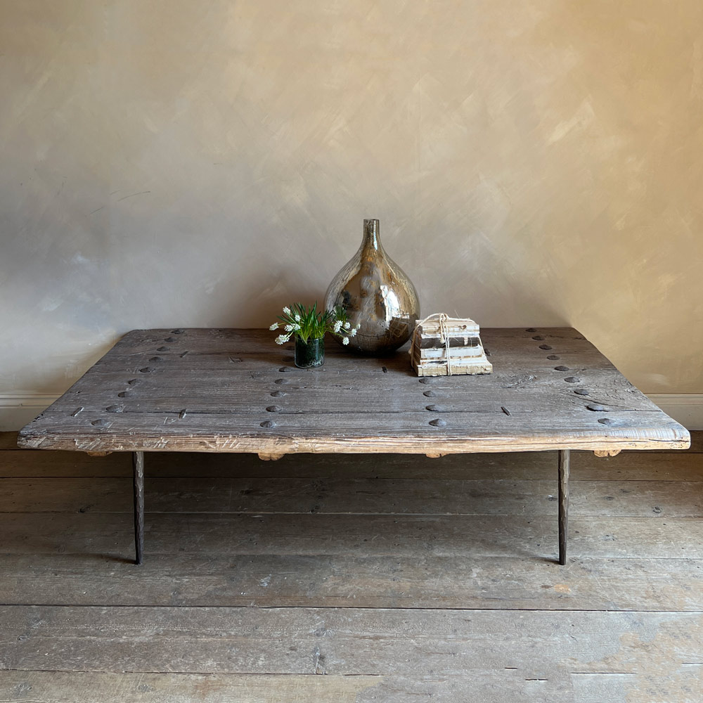 Antique wood coffee table | Archie
