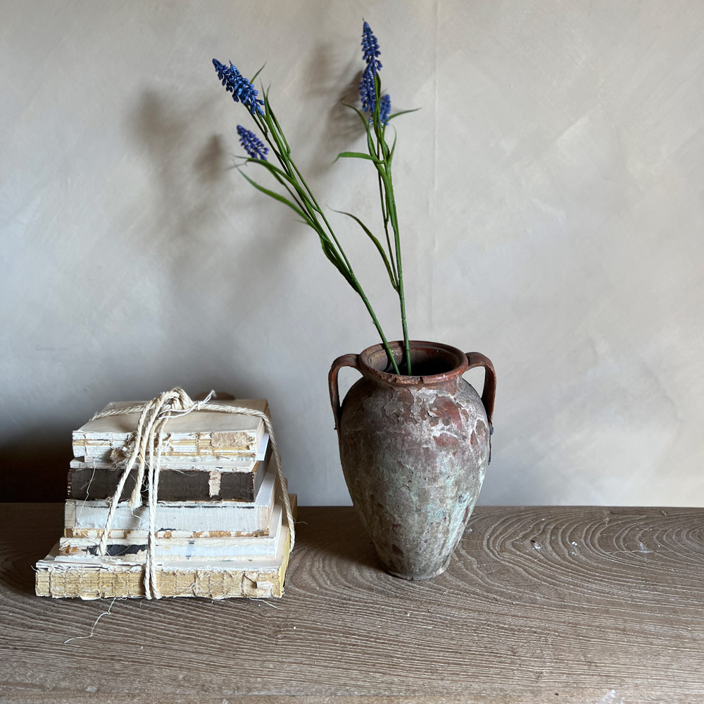 Antique Terracotta Small Urn | Andrina