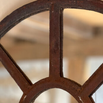 Antique iron window mirror | Bentley