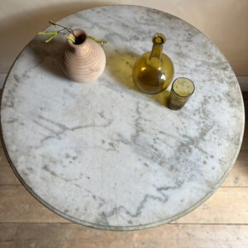 Antique marble garden table