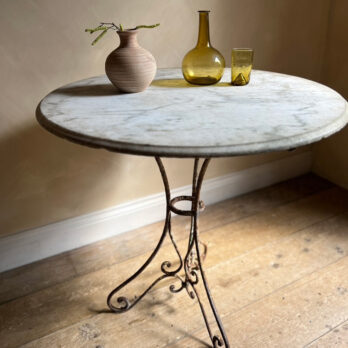 Antique marble garden table
