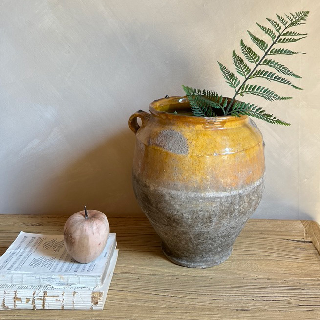 Antique french confit Pot | Lucille