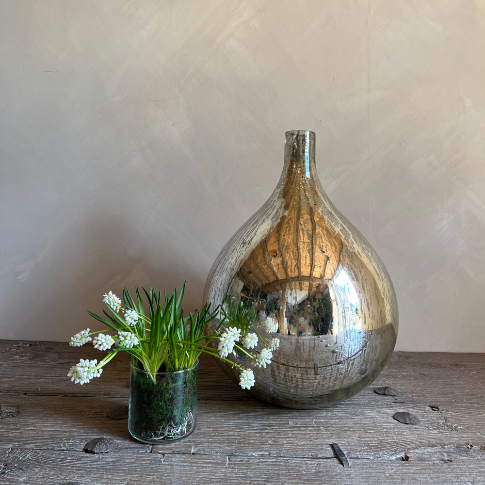 Mercury Glass Carboy | Jeanne