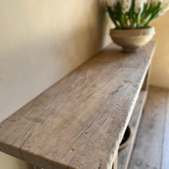 Reclaimed pale console table | Oliver