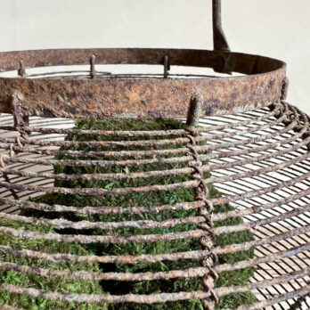 Vintage rustic egg basket