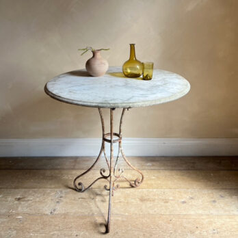 Antique marble garden table