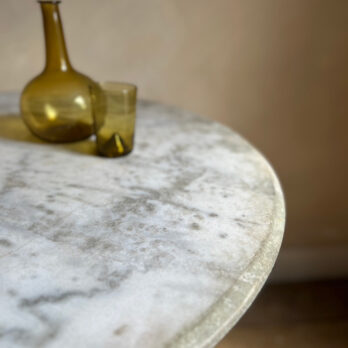 Antique marble garden table