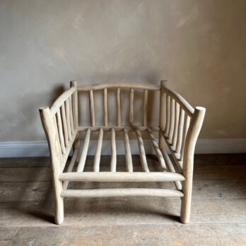 Rustic Wood Garden Armchair